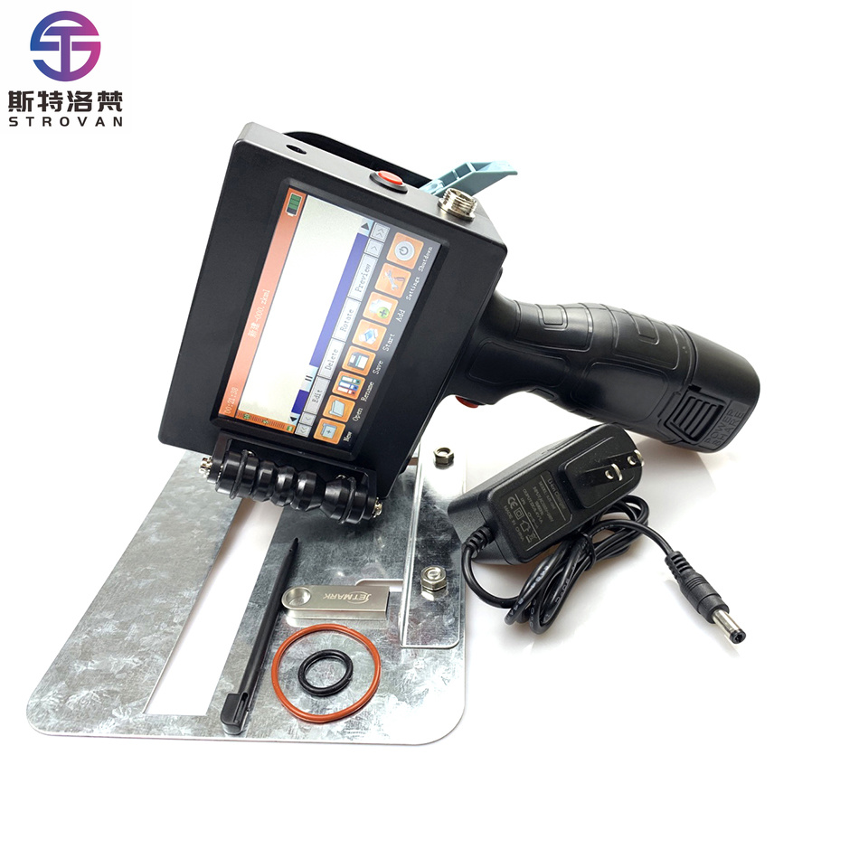 Barcode Printer - 2026年価格 ポータブルハンドヘルドバッチバーコードコーディングマシンインクジェットプリンター
