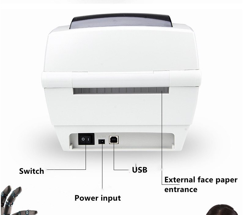 業務用高速G42S粘着ラベルサーマルプリンターすぐに使用可能 - Label Printer のレビューと価格