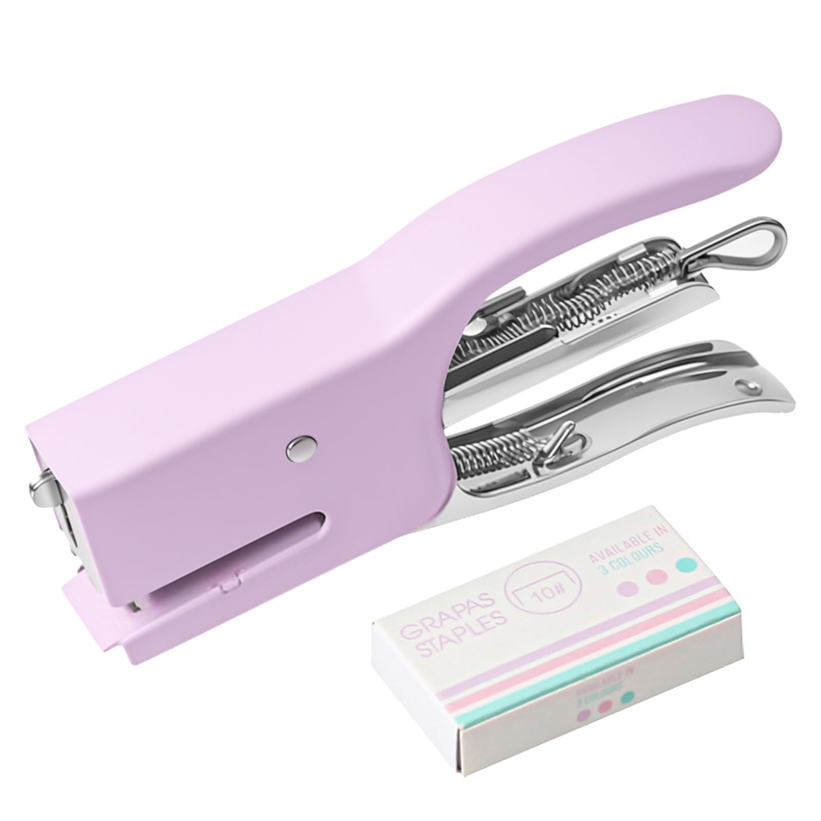 金属製ハンドヘルドステープラー、オフィスデスク用ステープリン - Stapler Heavy Duty のレビューと価格