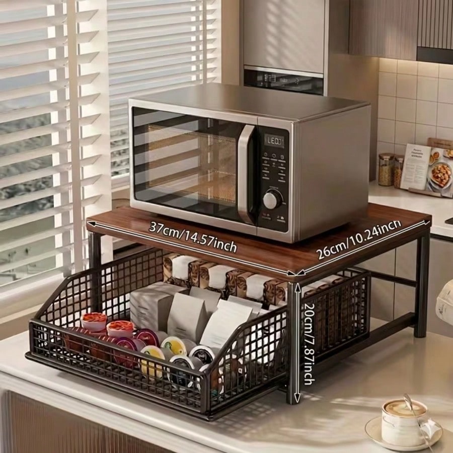ONESIMCR プリンタースタンド。2段の木製収納棚付きの - Commercial Book Printing Machines のレビューと価格
