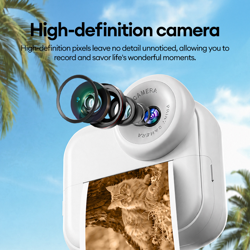 レノボ DY35 ポータブルインスタントカメラセット 8倍デ - Photo Printer のレビューと価格