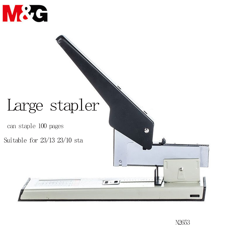 M&G ヘビーデューティー大型ブックステープラー、100/2 - Stapler Heavy Duty のレビューと価格